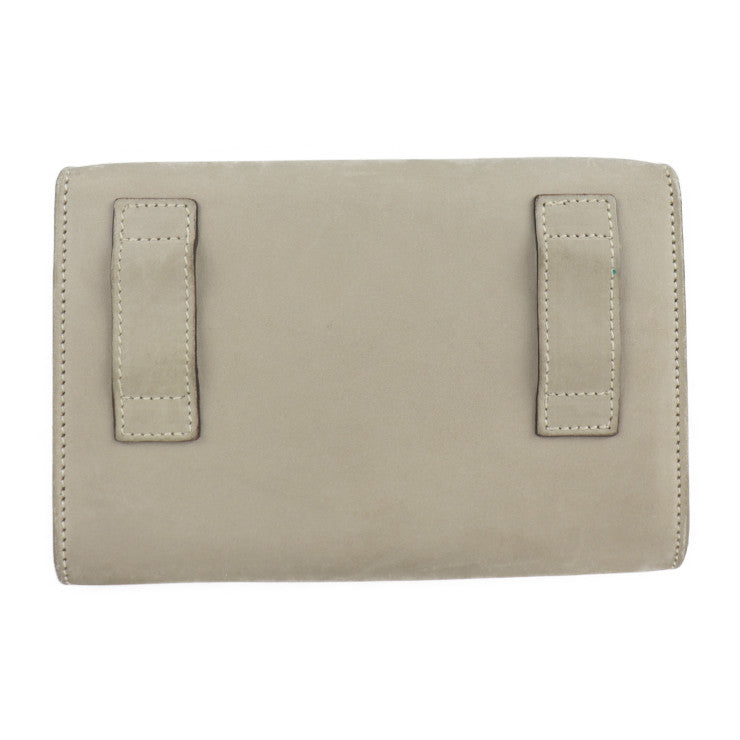 Salvatore Ferragamo サルヴァトーレ フェラガモ ガンチーニ ショルダーバッグ AQ214732 レザー ベージュ ゴールド金具 ポシェット 2Way チェーン