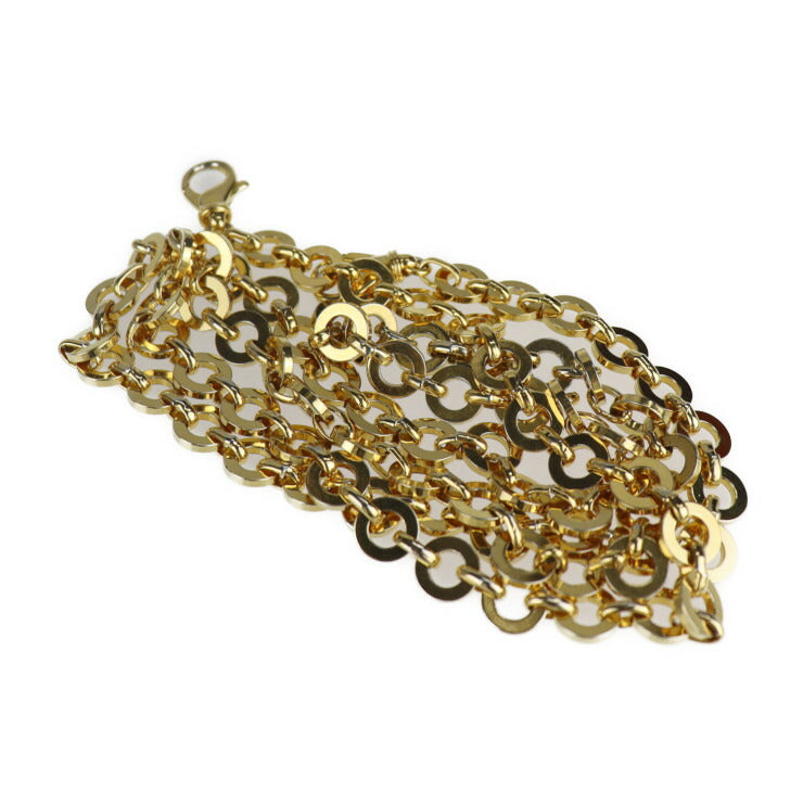 Salvatore Ferragamo サルヴァトーレ フェラガモ ガンチーニ ショルダーバッグ AQ214732 レザー ベージュ ゴールド金具 ポシェット 2Way チェーン