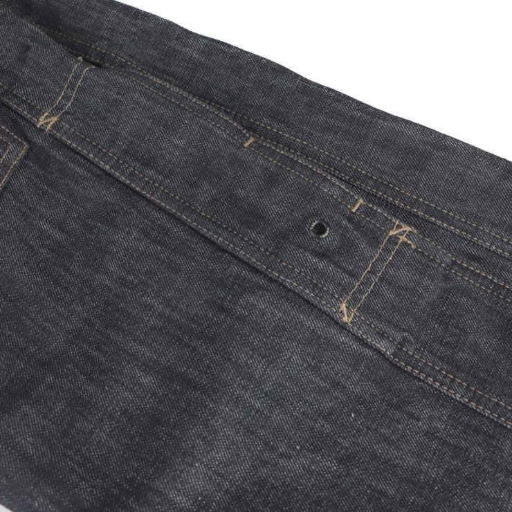 超美品 GUCCI グッチ スカート スカート 091768 ＃40 コットンデニム ブラック タイト ひざ丈スカート ジーンズ