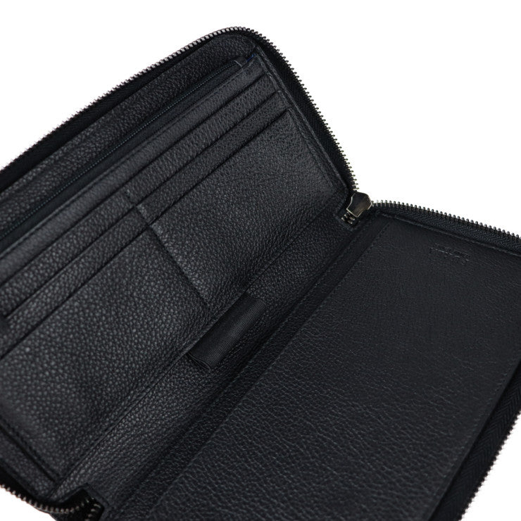 超美品 Furla フルラ ラウンドジップ ウォレット 長財布 レザー ブラック ブラウン グレー オーガナイザー ラウンドファスナ 二つ折り財布