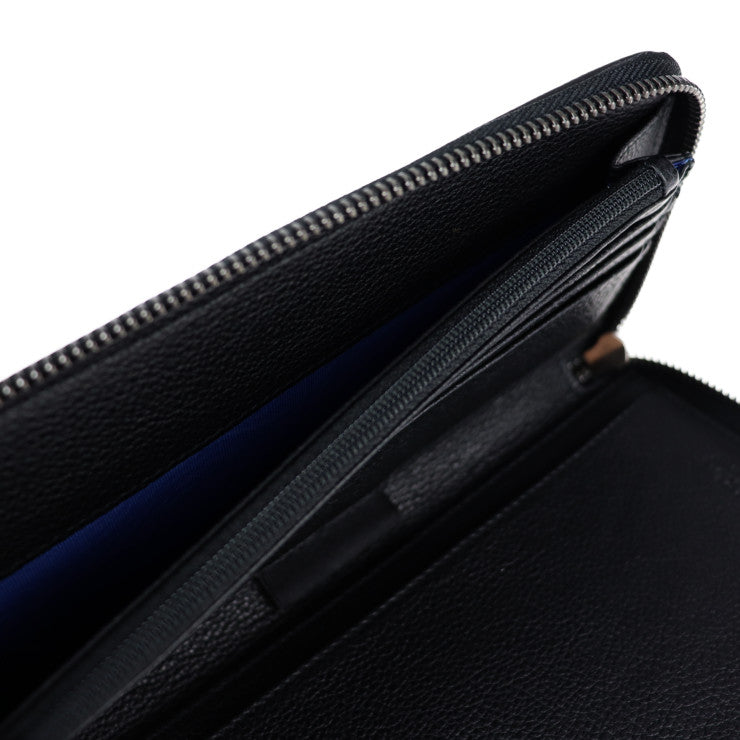 超美品 Furla フルラ ラウンドジップ ウォレット 長財布 レザー ブラック ブラウン グレー オーガナイザー ラウンドファスナ 二つ折り財布