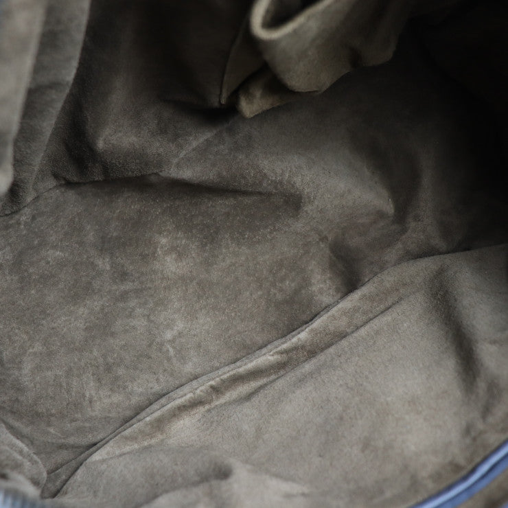 BOTTEGAVENETA ボッテガヴェネタ プリュッセ イントレチャート ハンドバッグ 283363 レザー ライトブルー ミニボストンバッグ