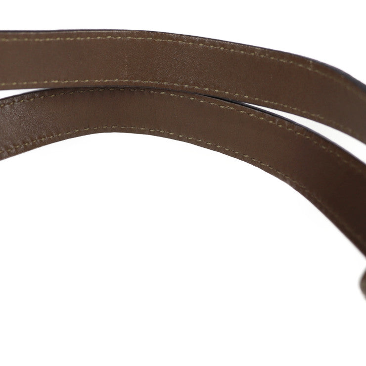 美品 GUCCI グッチ ディアマンテ ビジネスバッグ 267898 PVC レザー ベージュ ブラウン 2WAY ブリーフケース