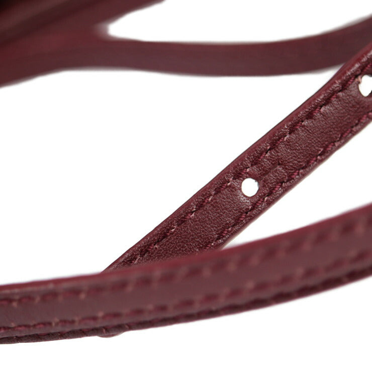 美品 BALENCIAGA バレンシアガ ネイビーポシェット ショルダーバッグ 390641 キャンバス レザー ベージュ ボルドー メッセンジャーバッグ ミニショルダーバッグ