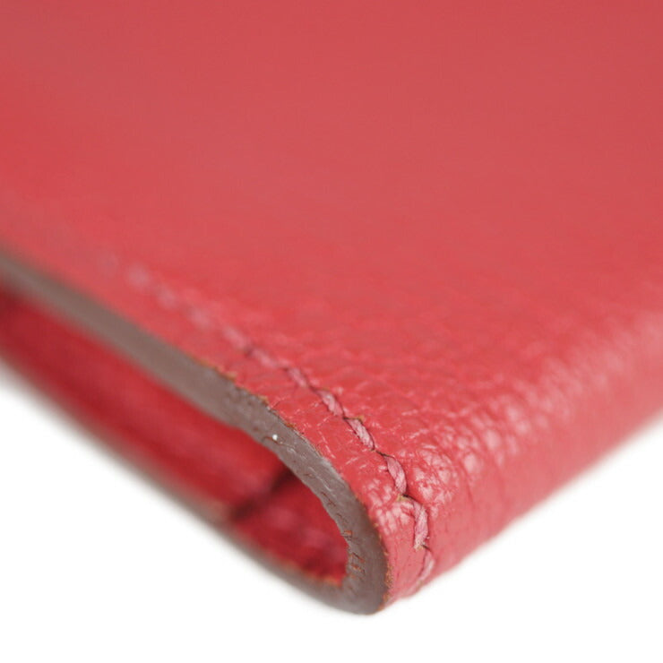 超美品 HERMES エルメス エヴリン ロング 長財布 - シェーブル ルージュカザック ピンク系 二つ折り □P刻印 長札入れ エブリン