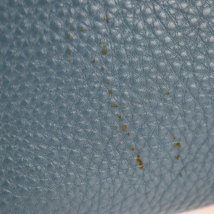 美品 LEATHER JEWELS レザージュエルズ バッグ ショルダーバッグ 71031A レザー クロコダイル ブルージーン ゴールド金具 2WAY ハンドバッグ