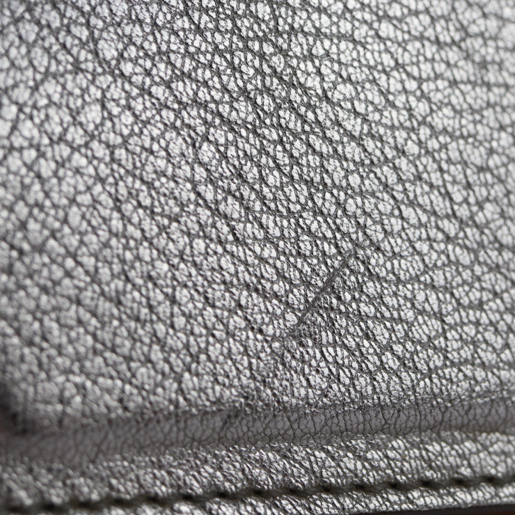 美品 GIVENCHY ジバンシィ デュエット ショルダーバッグ BB500VB01C レザー シルバー アイボリー ブラウン フラップ