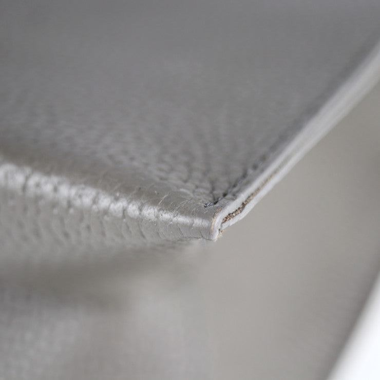 超美品 ADMJ エーディーエムジェイ ショルダーバッグ ハンドバッグ ポーチ付き レザー グレージュ系 ゴールド金具