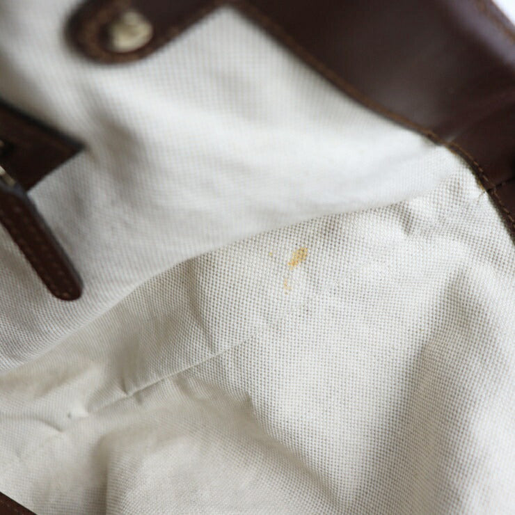 GUCCI グッチ ディアマンテ トートバッグ 247209 レザー ダークブラウン ショルダーバッグ