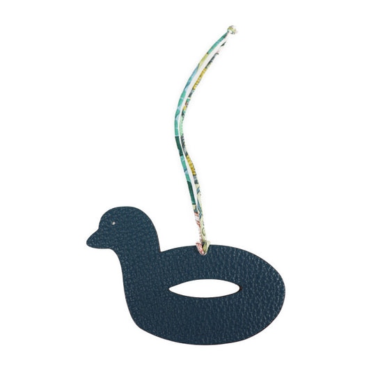 新品未使用展示品 HERMES エルメス プティアッシュ Petit h その他小物 - トリヨンクレマンス ヴォーエプソン ネイビー レッド 鳥 アヒル バッグチャーム レア 希少品