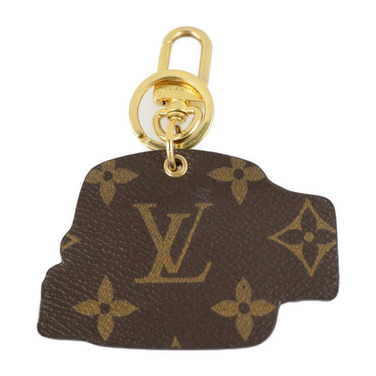 LOUIS VUITTON Louis Vuitton Portecle Epi Vivienne Monogram Keychain M68653 PVC Metal Brown Pink Multicolor Gold Hardware Keyring Bag Charm Vuitton