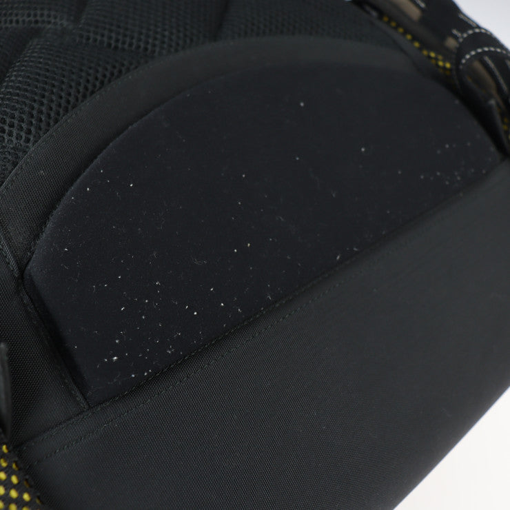 BOTTEGAVENETA ボッテガヴェネタ バックパック リュック・デイパック 571596 ナイロン レザー フォンデンテ ブラウン系 ブラック イエロー系