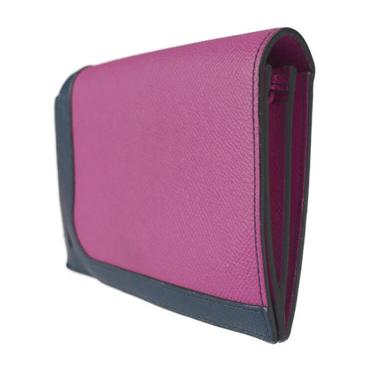 美品 HERMES エルメス カマイユ コンバインロング 長財布 - ヴォーエプソン マグノリア ブルードマルト カプシーヌ C刻印 パープル系