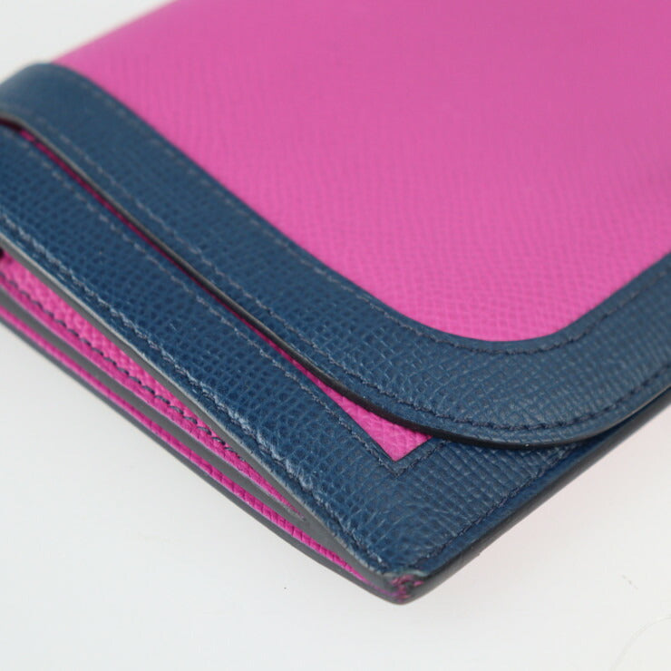 美品 HERMES エルメス カマイユ コンバインロング 長財布 - ヴォーエプソン マグノリア ブルードマルト カプシーヌ C刻印 パープル系