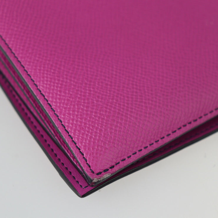 美品 HERMES エルメス カマイユ コンバインロング 長財布 - ヴォーエプソン マグノリア ブルードマルト カプシーヌ C刻印 パープル系