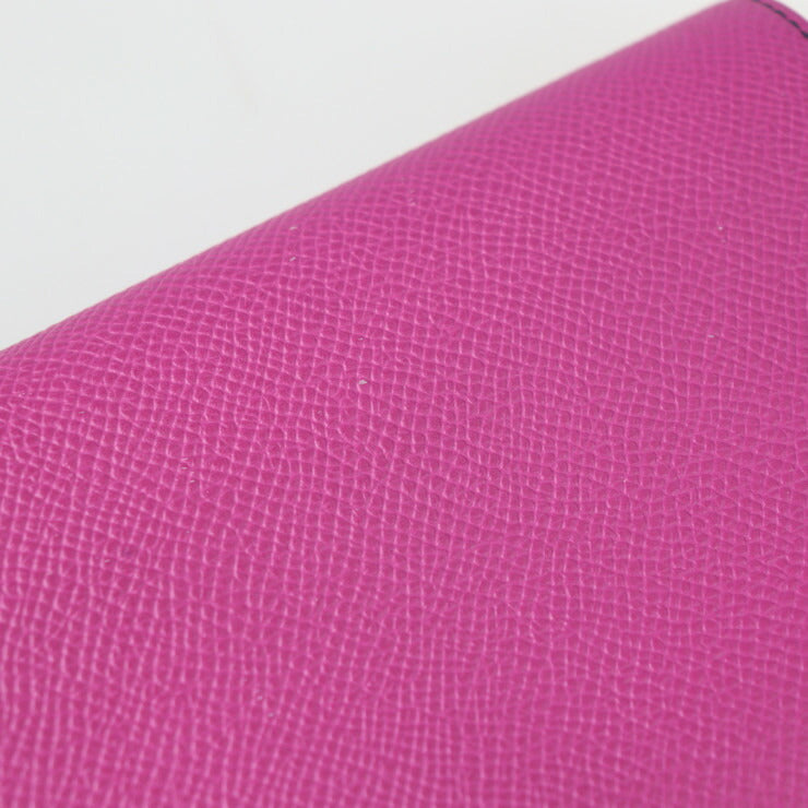 美品 HERMES エルメス カマイユ コンバインロング 長財布 - ヴォーエプソン マグノリア ブルードマルト カプシーヌ C刻印 パープル系