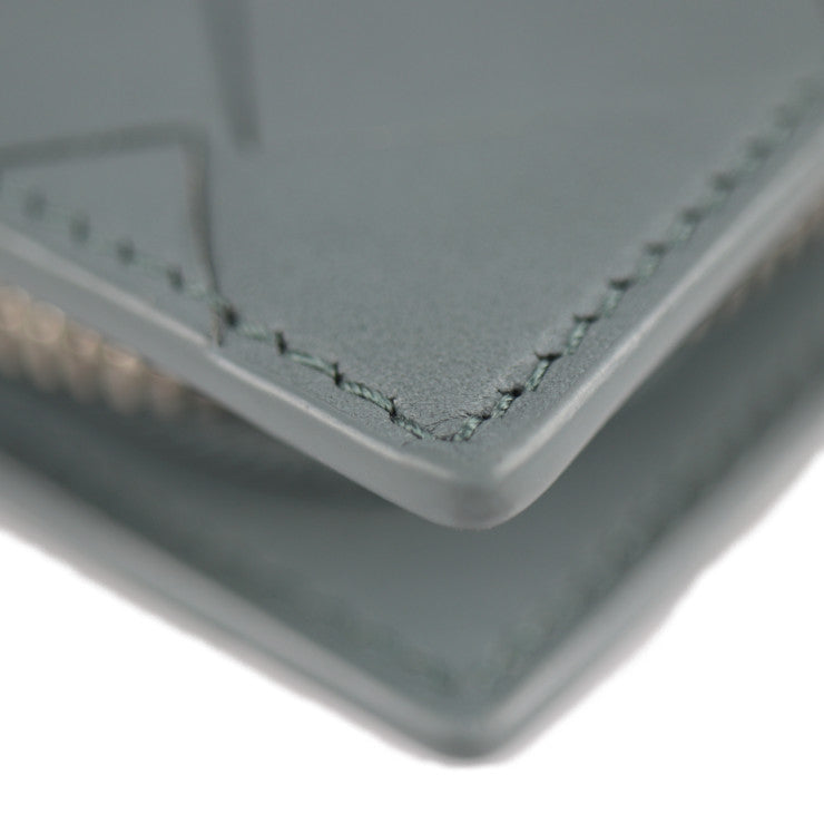 美品 BOTTEGAVENETA ボッテガヴェネタ ドキュメントケース マキシイントレチャート セカンドバッグ 629134 VCRU1 1607 レザー SLATE グレー系 クラッチバッグ ハンドバッグ 書類鞄