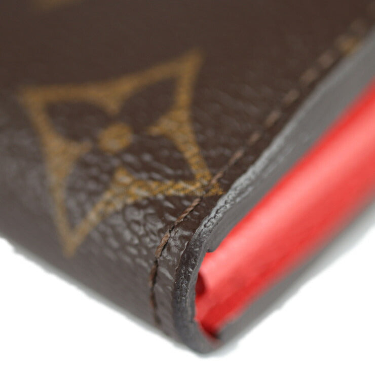 美品 LOUIS VUITTON ルイ ヴィトン ポルトフォイユ サラ モノグラムトーテム 二つ折り財布 M61348 PVC レザー ブラウン フラミンゴ ロングウォレット ビトン 長財布