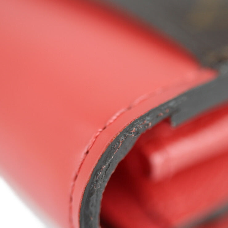 美品 LOUIS VUITTON ルイ ヴィトン ポルトフォイユ サラ モノグラムトーテム 二つ折り財布 M61348 PVC レザー ブラウン フラミンゴ ロングウォレット ビトン 長財布