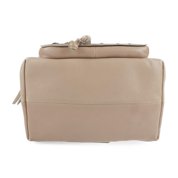 JIMMY CHOO ジミーチュウ SUKI スキ リュック・デイパック - レザー ピンクベージュ 2WAY ワンショルダーバッグ ミニ バックパック スタースタッズ