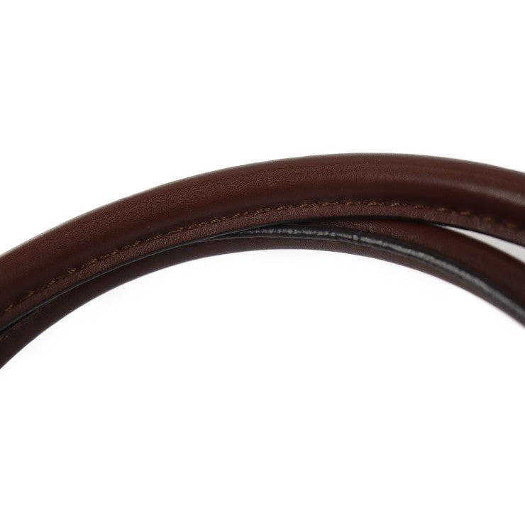 GUCCI グッチ スーキー ディアマンテ ハンドバッグ 247902 レザー ブラウン ゴールド金具 2WAY ショルダーバッグ