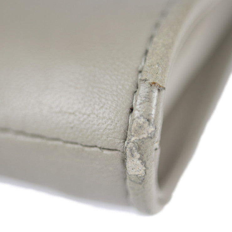 美品 BOTTEGAVENETA ボッテガヴェネタ イントレチャート セカンドバッグ 472578 レザー トープ系 グレー クラッチバッグ ポーチ ドキュメントケース 書類かばん ハンドバッグ タブレットケース ipad パソコンケース