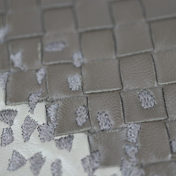 美品 BOTTEGAVENETA ボッテガヴェネタ イントレチャート セカンドバッグ 472578 レザー トープ系 グレー クラッチバッグ ポーチ ドキュメントケース 書類かばん ハンドバッグ タブレットケース ipad パソコンケース