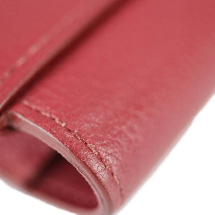 超美品 HERMES エルメス パッサンロング 長財布 - エバーカラー ルージュグレナ レッド系 二つ折り財布 ロングウォレット X刻印