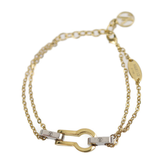 美品 LOUIS VUITTON ルイ ヴィトン ブレスレット セリュール ブレスレット M68113 メタル ゴールド シルバー ビトン