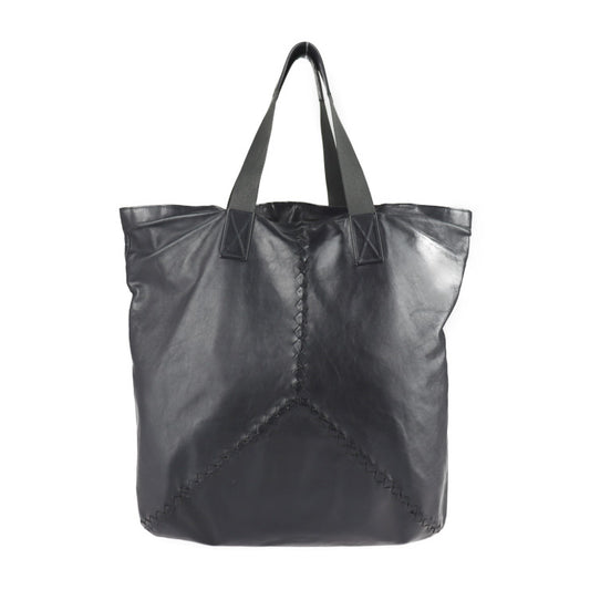 BOTTEGAVENETA ボッテガヴェネタ イントレチャート トートバッグ 234540 レザー ブラック ハンドバッグ ショッピングバッグ