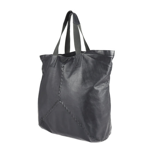 BOTTEGAVENETA ボッテガヴェネタ イントレチャート トートバッグ 234540 レザー ブラック ハンドバッグ ショッピングバッグ