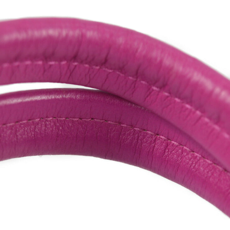 美品 LOEWE ロエベ バロッコ アナグラム トートバッグ 304.11.H60 レザー マゼンタ ピンク系 パープル系 ラージトート