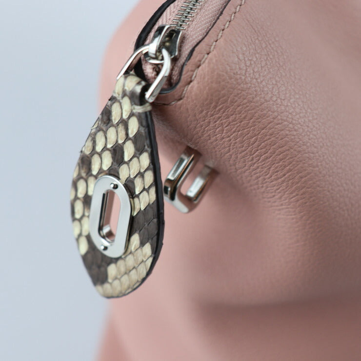 超美品 LOUIS VUITTON ルイ ヴィトン ロックイットMM パルナセア ハンドバッグ N92043 パイソン ヴォーカシミール MAGNOLIA ピンク系 ベージュ系 シルバー金具 2WAY ショルダーバッグ ビトン