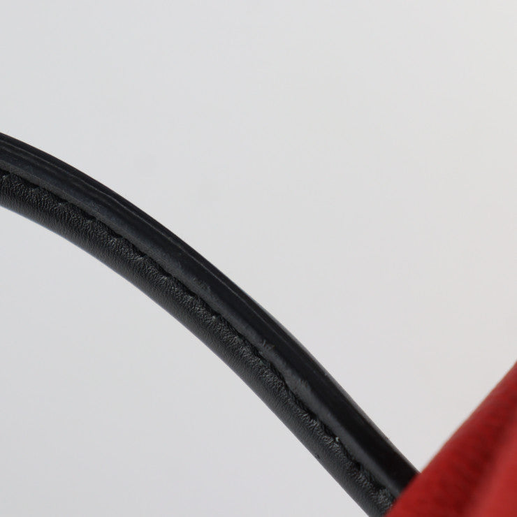 美品 LOUIS VUITTON ルイ ヴィトン トートW BB モノグラムヴェルール ハンドバッグ M94629 ヴォーカシミールレザー スリーズ レッド系 ブラック シルバー金具 2WAY ショルダーバッグ ビトン