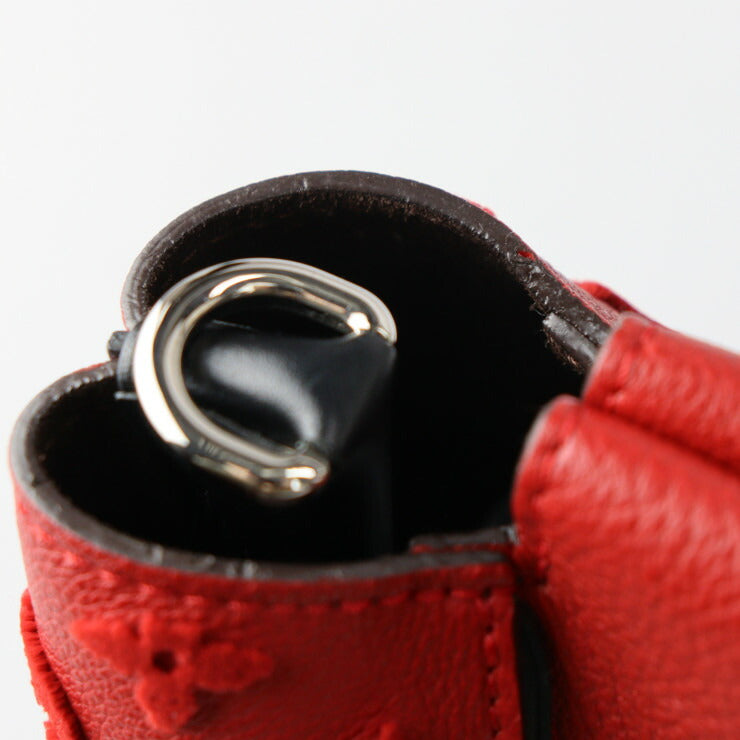 美品 LOUIS VUITTON ルイ ヴィトン トートW BB モノグラムヴェルール ハンドバッグ M94629 ヴォーカシミールレザー スリーズ レッド系 ブラック シルバー金具 2WAY ショルダーバッグ ビトン