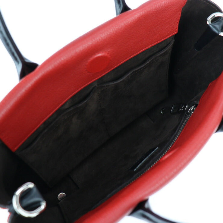 美品 LOUIS VUITTON ルイ ヴィトン トートW BB モノグラムヴェルール ハンドバッグ M94629 ヴォーカシミールレザー スリーズ レッド系 ブラック シルバー金具 2WAY ショルダーバッグ ビトン