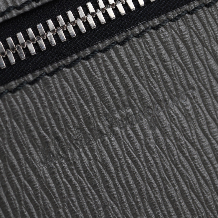 新品未使用展示品 Salvatore Ferragamo サルヴァトーレ フェラガモ バッグ クラッチバッグ 24 A371 レザー ELEFANTE グレー系 ドキュメントホルダー セカンドバッグ