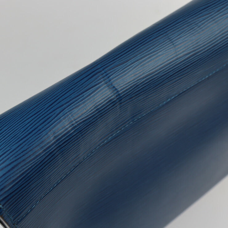 美品 LOUIS VUITTON ルイ ヴィトン ハリントン メッセンジャーPM エピ ショルダーバッグ M53407 エピレザー ブルーアズール シルバー金具 ビトン