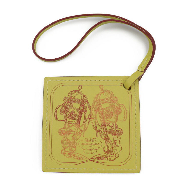 超美品 HERMES エルメス カレナノ BRIDES de GALA その他小物 - ヴォースイフト イエロー系 ピンク系 ボルドー系 バッグチャーム