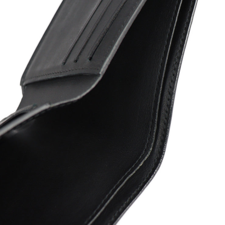 美品 LOUIS VUITTON ルイ ヴィトン ポルトフォイユ ミュルティプル ダミエアンフィニ 二つ折り財布 N63124 レザー オニキス ブラック 札入れ ビトン