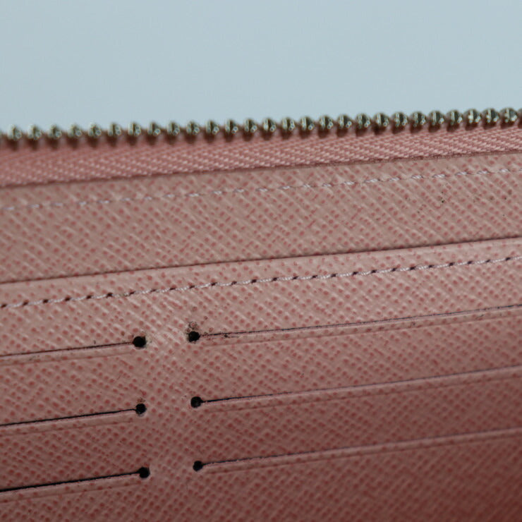 超美品 LOUIS VUITTON ルイ ヴィトン ジッピー ウォレット エピ 長財布 M61863 エピレザー ローズバレリーヌ ピンク シルバー金具 ラウンドファスナー ジップアラウンド ビトン ピンク