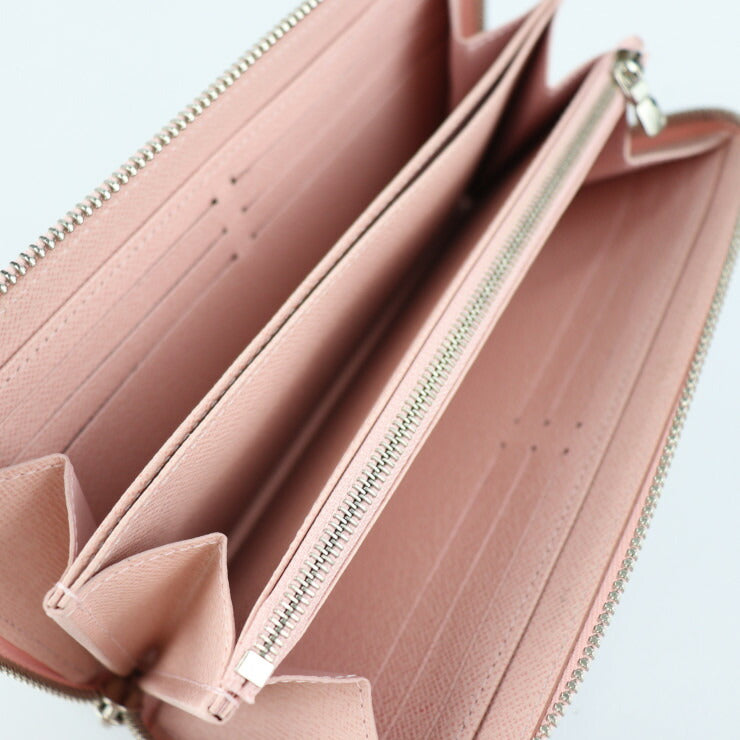 超美品 LOUIS VUITTON ルイ ヴィトン ジッピー ウォレット エピ 長財布 M61863 エピレザー ローズバレリーヌ ピンク シルバー金具 ラウンドファスナー ジップアラウンド ビトン ピンク