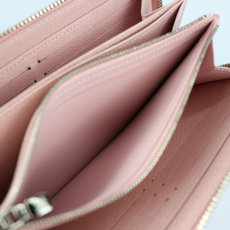 超美品 LOUIS VUITTON ルイ ヴィトン ジッピー ウォレット エピ 長財布 M61863 エピレザー ローズバレリーヌ ピンク シルバー金具 ラウンドファスナー ジップアラウンド ビトン ピンク