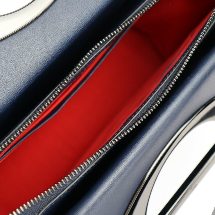 Christian Louboutin クリスチャンルブタン パサージュ メッセンジャー ハンドバッグ 3145017 カーフレザー ネイビー 3WAY ショルダーバッグ パッセージ