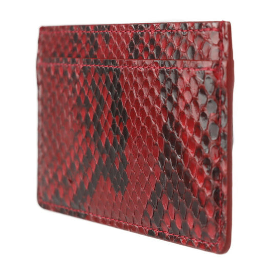 美品 LOUIS VUITTON ルイ ヴィトン ポルト カルト サーンプル カードケース N94174 パイソン FUCHSIA レッド系 エキゾチックレザー 激レア 希少 ビトン