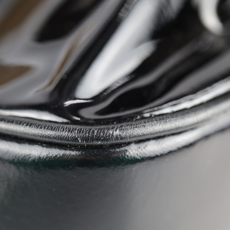 LOUIS VUITTON ルイ ヴィトン ボリー モノグラムエンボス ショルダーバッグ M95296 エンボスレザー エナメル オリーブブラウン系 ブラック セミショルダー ワンショルダー ハンドバッグ トートバッグ ビトン