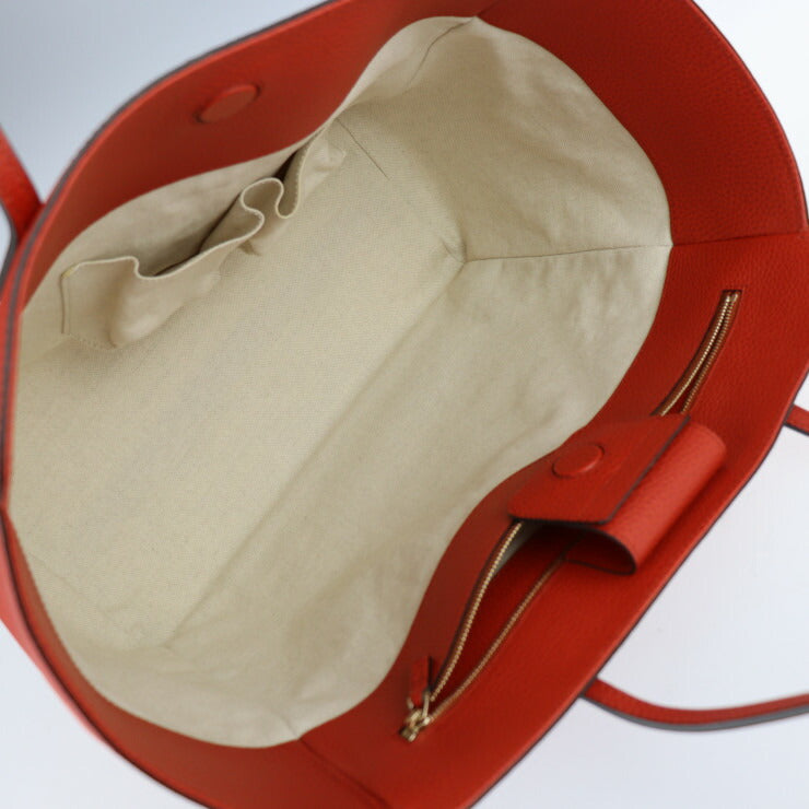 超美品 GUCCI グッチ スウィング トート トートバッグ 354397 レザー レッド ゴールド金具 ショルダーバッグ ラージ