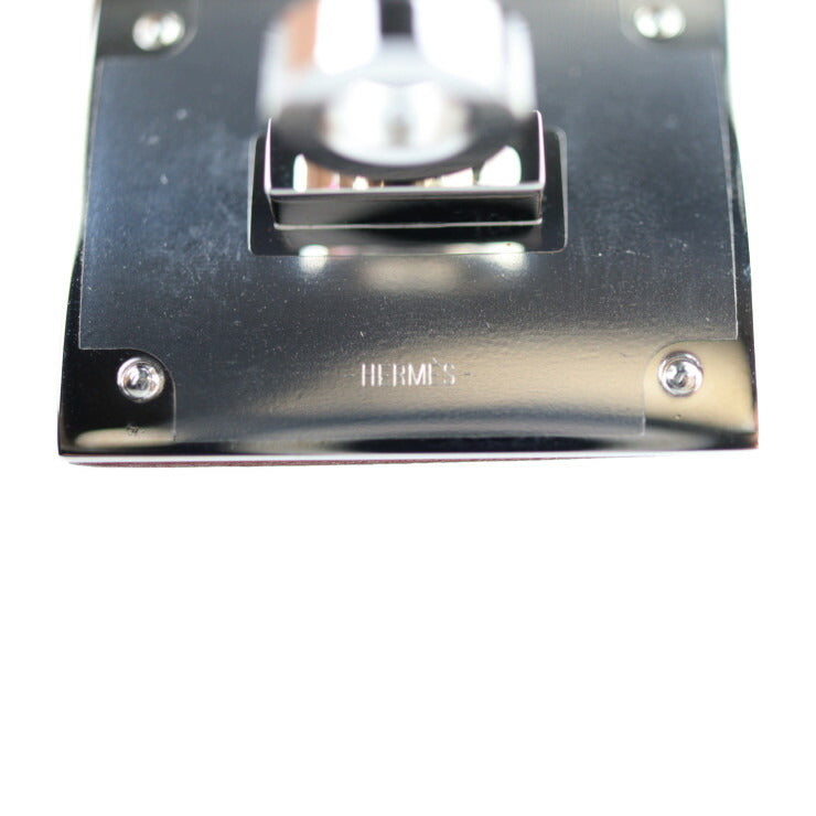 超美品 HERMES エルメス ケリー ドッグ ブレスレット - アリゲーター レッド系 シルバー金具 X刻印 エキゾチックレザー クロコ ワニ