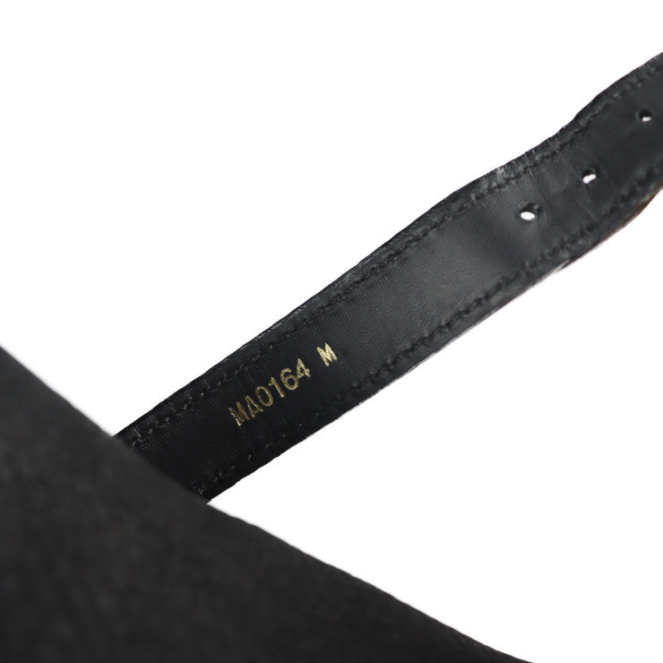 超美品 LOUIS VUITTON ルイ ヴィトン アンクルブーツ ブーツ - 表記サイズ 35 1/2 レザー ブラック ゴールド金具 ショートブーツ ベルト ビトン