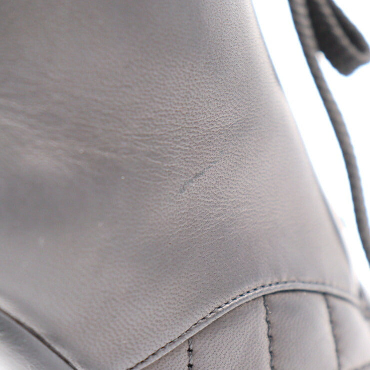 超美品 CHANEL シャネル マトラッセ ブーツ G28710 表記サイズ 36 1/2C レザー ブラック ココマーク ショートブーツ キルティング チャンキーヒール 参考サイズ約23.5cm